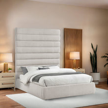 Load image into Gallery viewer, Adam - Linen Fabric Bed With 89" Headboard