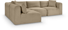 Load image into Gallery viewer, Shaggy - Fabric 4 Piece Modular Sectional