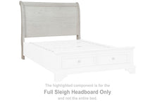 Load image into Gallery viewer, Robbinsdale - Full Sleigh Headboard - Antique White