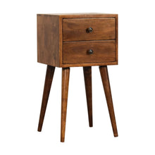 Load image into Gallery viewer, Mini 2 Drawer Nightstand