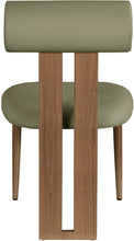 Load image into Gallery viewer, Dario - Faux Leather Dining Chair With Brown Frame (Set of 2)