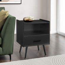 Load image into Gallery viewer, Modern Accent Table With Storage Drawer