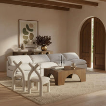 Load image into Gallery viewer, Indulge - Linen 4 Piece Modular Armless Sofa - White
