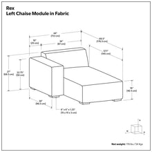 Load image into Gallery viewer, Rex - Chaise Sofa Module