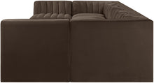 Load image into Gallery viewer, Rummi - Velvet Performance Fabric Upholstered 8 Piece Modular Sectional (With 2 Corner Chairs)