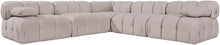 Load image into Gallery viewer, Orin - Velvet Fabric 5 Piece Modular Sectional