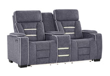 Load image into Gallery viewer, U1895 - P2 Console Reclining Loveseat With IS And LED - Dark Gray