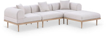 Load image into Gallery viewer, Laguna - 4 Piece 106.5" Upholstered Outdoor Patio Modular Sectional