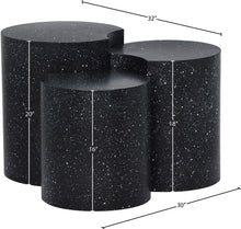 Load image into Gallery viewer, Dimple - 20" 3 Piece Modular End Table - Terazzo Finish