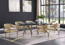 Load image into Gallery viewer, Madelyn - Dining Chair (Set of 2) - Brushed Brass