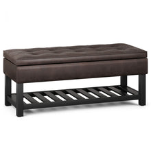 Load image into Gallery viewer, Cosmopolitan - Storage Ottoman Bench With Open Bottom
