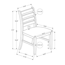 Load image into Gallery viewer, Dining Chair, Dining Room, Side, Upholstered, Transitional (Set of 2) - Brown