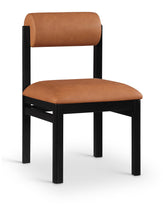 Load image into Gallery viewer, Roundhill - Faux Leather Dining Chair (Set of 2) - Black Frame