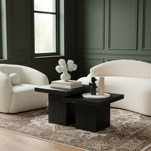 Load image into Gallery viewer, Spencer - 18" Oak Veneer 2 Piece Coffee Table