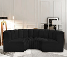 Load image into Gallery viewer, Arc - Boucle Fabric 4 Piece U-Shaped Modular Sofa