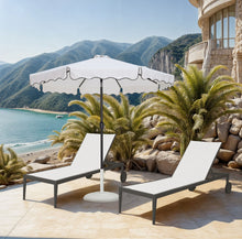 Load image into Gallery viewer, Amalfi - Patio Umbrella - White Base / Black Pole