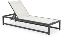Load image into Gallery viewer, Maldives - Water Resistant Outdoor Patio Adjustable Sun Chaise Lounge Chair With Gray Base