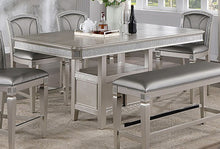 Load image into Gallery viewer, Crown Mark Furniture Klina Counter Height Table in Silver image