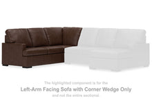 Load image into Gallery viewer, McDowlan - LAF Sofa With Corner Wedge - Coffee