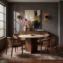 Load image into Gallery viewer, Sylvan - Vegan Leather Dining Chair (Set of 2) - Brown Frame