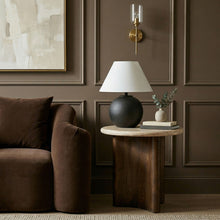 Load image into Gallery viewer, Pietra - Travertine And Mango Wood Table