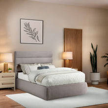 Load image into Gallery viewer, Adam - Linen Fabric Bed With 52" Headboard