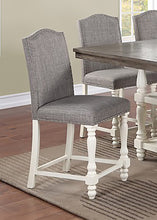 Load image into Gallery viewer, Crown Mark Furniture Langley Counter Height Chair in Gray (Set of 2) image
