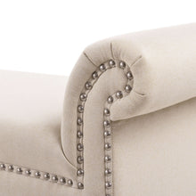 Load image into Gallery viewer, Kathy - Roll Arm Entryway Accent Bench - Sky Neutral Beige
