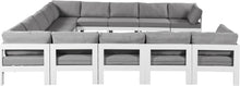 Load image into Gallery viewer, Nizuc - Outdoor Patio 13 Piece Modular Sectional With White Frame