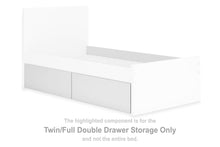 Load image into Gallery viewer, Onita - Twin/Full Double Drawer Storage - White