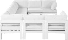 Load image into Gallery viewer, Nizuc - Outdoor Patio 9 Piece Modular Sectional With White Frame