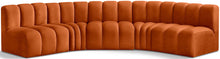 Load image into Gallery viewer, Arc - Velvet 5 Piece U-Shaped Modular Sofa
