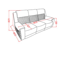 Load image into Gallery viewer, Alicia - Reclining Sofa - Gray / Black