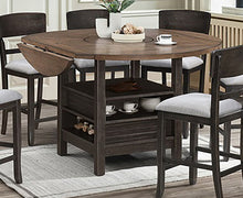Load image into Gallery viewer, Crown Mark Furniture Oakly Counter Height Table in Brown image