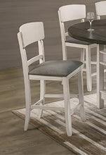 Load image into Gallery viewer, Crown Mark Furniture Conner Counter Height Chair in White (Set of 2) image