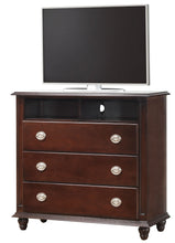 Load image into Gallery viewer, Media Storage Chest - Cappuccino