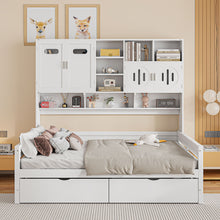Load image into Gallery viewer, Daybed With All-In-One Cabinet And Shelf