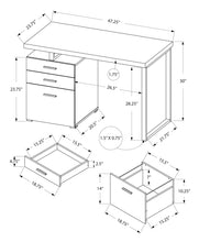 Load image into Gallery viewer, Computer Desk Left Right Set-Up Storage Drawers For Home Office