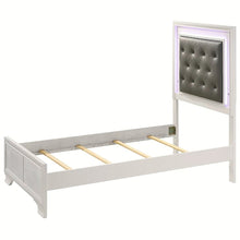 Load image into Gallery viewer, Crown Mark Furniture Lyssa Twin Upholstered Bed in White B4310-T