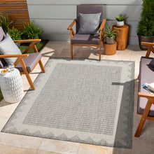 Load image into Gallery viewer, Sunshine - 5'3" X 7'3" Indoor & Outdoor Area Rug - Silver - Polypropylene