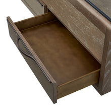 Load image into Gallery viewer, Trilogy - Glass Top Cocktail Table - Cocoa