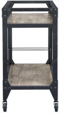 Load image into Gallery viewer, Jorgensen - Serving Cart - Rustic Oak / Charcoal