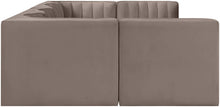 Load image into Gallery viewer, Rummi - Armless Velvet Performance Fabric Upholstered 6 Piece Modular Sectional