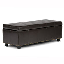 Load image into Gallery viewer, Kingsley - Upholstered Large Storage Ottoman