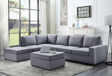 Load image into Gallery viewer, Cassia - 7 Seat Reversible Modular Sectional Sofa With Ottoman