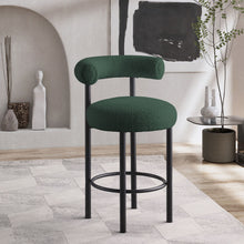Load image into Gallery viewer, Bordeaux - Stool With Black Legs (Set of 2)