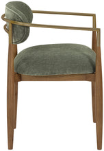 Load image into Gallery viewer, Riccio - Fabric Dining Arm Chair (Set of 2) - Walnut Frame