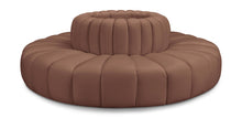 Load image into Gallery viewer, Arc - Faux Leather 8 Piece Round Modular Sofa