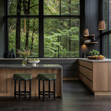 Load image into Gallery viewer, Monette - Counter Stool With Black Base