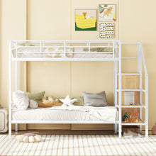Load image into Gallery viewer, Bunk Bed With Lateral Storage Ladder And Wardrobe